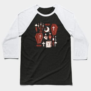 Vampire Vibes Baseball T-Shirt